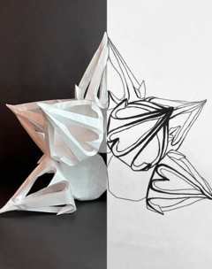 A rendering of a flower