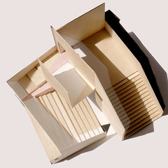 Aerial view of a model