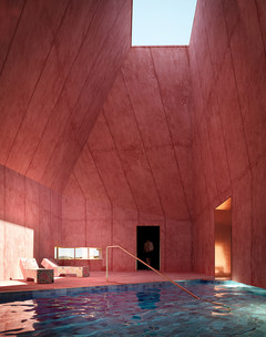 Pink Thermal Baths; interior view.