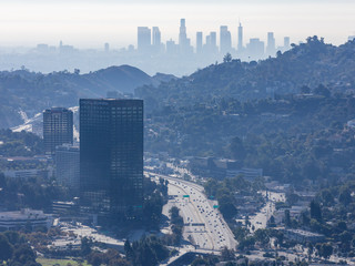 Aerial view of Los Angeles