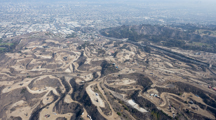 Aerial view of Los Angeles