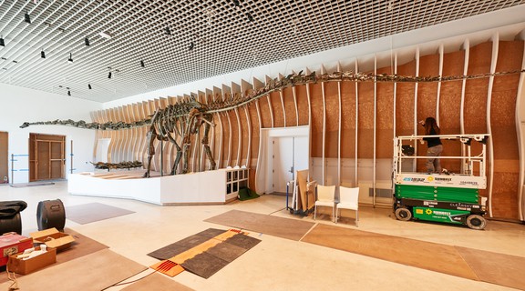 Common area of FF&P's Natural History Museum of LA County