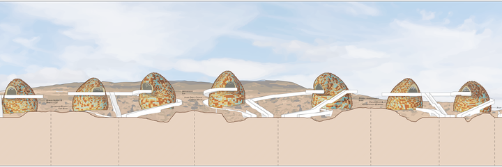 Student work from the advanced topics studio, Bears Ears National Monument