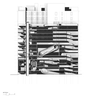 Longitudinal section drawing.