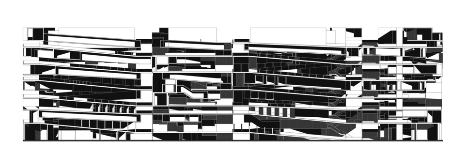 Unrolled section drawing.