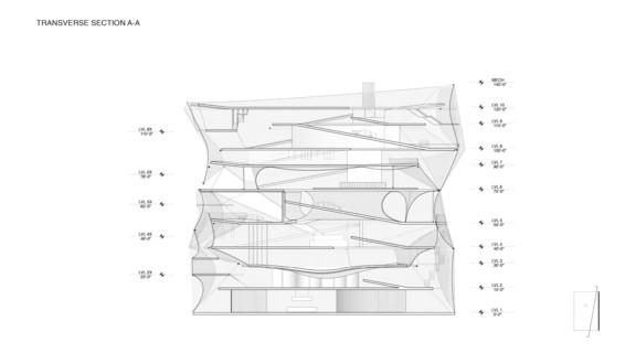 Longitudinal section drawing.