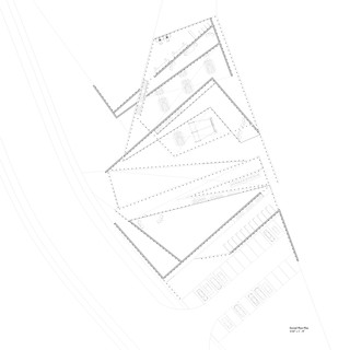 Second floor plan drawing.