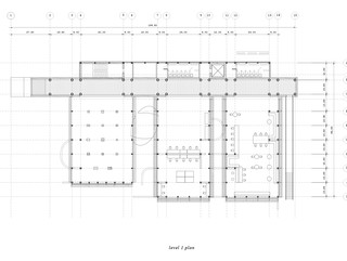 Level one plan drawing.