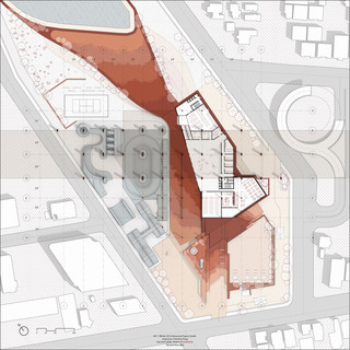 Ground floor plan drawing.