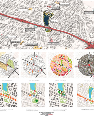 Site analysis diagrams.