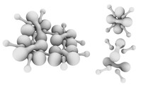 1 rendering of individual units being united, 1 rendering of a joint unit and 1 rendering of a joint unit being disassembled