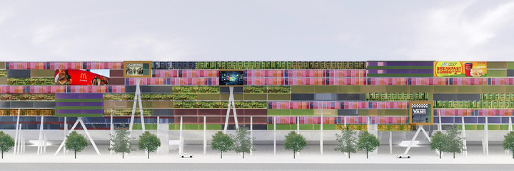 Digital rendering of  building elevation