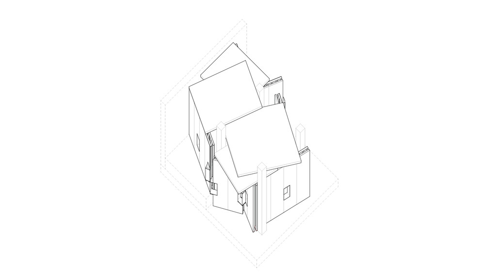 Axonometric drawing of overall building